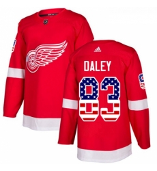 Youth Adidas Detroit Red Wings 83 Trevor Daley Authentic Red USA Flag Fashion NHL Jersey Youth Adidas Detroit Red Wings 83 Trevor Daley Authentic Red USA Flag Fashion NHL Jersey