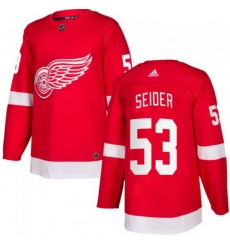 Youth Detroit Red Wings 53 Moritz Seider Red Stitched Jersey Youth Detroit Red Wings 53 Moritz Seider Red Stitched Jersey