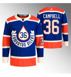 Men Edmonton Oilers 36 Jack Campbell 2023 Royal Heritage Classic Primegreen Stitched Jersey Men Edmonton Oilers 36 Jack Campbell 2023 Royal Heritage Classic Primegreen Stitched Jersey
