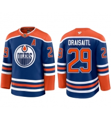 Men Leon Draisaitl Edmonton Oilers #29 Royal Blue Home Jersey