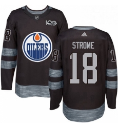 Mens Adidas Edmonton Oilers 18 Ryan Strome Authentic Black 1917 2017 100th Anniversary NHL Jersey Mens Adidas Edmonton Oilers 18 Ryan Strome Authentic Black 1917 2017 100th Anniversary NHL Jersey