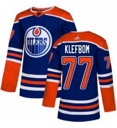 Mens Adidas Edmonton Oilers 77 Oscar Klefbom Premier Royal Blue Alternate NHL Jersey Mens Adidas Edmonton Oilers 77 Oscar Klefbom Premier Royal Blue Alternate NHL Jersey