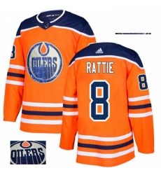 Mens Adidas Edmonton Oilers 8 Ty Rattie Authentic Orange Fashion Gold NHL Jersey Mens Adidas Edmonton Oilers 8 Ty Rattie Authentic Orange Fashion Gold NHL Jersey