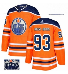 Mens Adidas Edmonton Oilers 93 Ryan Nugent Hopkins Authentic Orange Fashion Gold NHL Jersey Mens Adidas Edmonton Oilers 93 Ryan Nugent Hopkins Authentic Orange Fashion Gold NHL Jersey