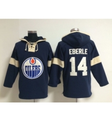 NHL edmonton oilers #14 Jordan Eberle blue jerseys(pullover hooded sweatshirt) NHL edmonton oilers #14 Jordan Eberle blue jerseys(pullover hooded sweatshirt)
