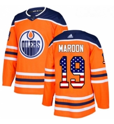 Youth Adidas Edmonton Oilers 19 Patrick Maroon Authentic Orange USA Flag Fashion NHL Jersey Youth Adidas Edmonton Oilers 19 Patrick Maroon Authentic Orange USA Flag Fashion NHL Jersey