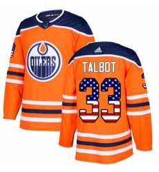Youth Adidas Edmonton Oilers 33 Cam Talbot Authentic Orange USA Flag Fashion NHL Jersey Youth Adidas Edmonton Oilers 33 Cam Talbot Authentic Orange USA Flag Fashion NHL Jersey