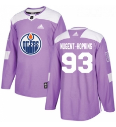 Youth Adidas Edmonton Oilers 93 Ryan Nugent Hopkins Authentic Purple Fights Cancer Practice NHL Jersey Youth Adidas Edmonton Oilers 93 Ryan Nugent Hopkins Authentic Purple Fights Cancer Practice NHL Jersey