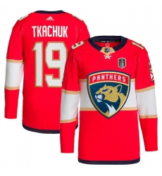 Men Florida Panthers 19 Matthew Tkachuk Red 2024 Stanley Cup Final Patch Stitched Jersey Men Florida Panthers 19 Matthew Tkachuk Red 2024 Stanley Cup Final Patch Stitched Jersey