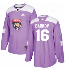 Mens Adidas Florida Panthers 16 Aleksander Barkov Authentic Purple Fights Cancer Practice NHL Jersey Mens Adidas Florida Panthers 16 Aleksander Barkov Authentic Purple Fights Cancer Practice NHL Jersey