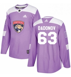 Mens Adidas Florida Panthers 63 Evgenii Dadonov Authentic Purple Fights Cancer Practice NHL Jersey Mens Adidas Florida Panthers 63 Evgenii Dadonov Authentic Purple Fights Cancer Practice NHL Jersey