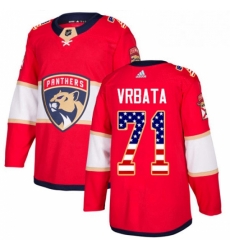 Mens Adidas Florida Panthers 71 Radim Vrbata Authentic Red USA Flag Fashion NHL Jersey Mens Adidas Florida Panthers 71 Radim Vrbata Authentic Red USA Flag Fashion NHL Jersey