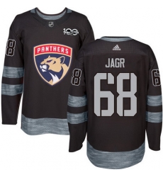 Panthers #68 Jaromir Jagr Black 1917 2017 100th Anniversary Stitched NHL Jersey Panthers #68 Jaromir Jagr Black 1917 2017 100th Anniversary Stitched NHL Jersey