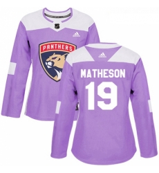 Womens Adidas Florida Panthers 19 Michael Matheson Authentic Purple Fights Cancer Practice NHL Jersey Womens Adidas Florida Panthers 19 Michael Matheson Authentic Purple Fights Cancer Practice NHL Jersey