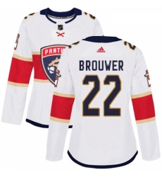 Womens Adidas Florida Panthers 22 Troy Brouwer Authentic White Away NHL Jersey Womens Adidas Florida Panthers 22 Troy Brouwer Authentic White Away NHL Jersey