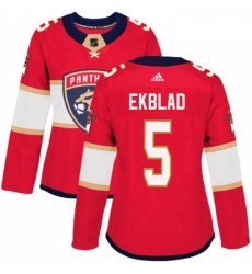 Womens Adidas Florida Panthers 5 Aaron Ekblad Authentic Red Home NHL Jersey Womens Adidas Florida Panthers 5 Aaron Ekblad Authentic Red Home NHL Jersey