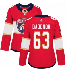 Womens Adidas Florida Panthers 63 Evgenii Dadonov Premier Red Home NHL Jersey Womens Adidas Florida Panthers 63 Evgenii Dadonov Premier Red Home NHL Jersey