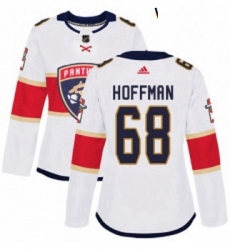 Womens Adidas Florida Panthers 68 Mike Hoffman Authentic White Away NHL Jersey Womens Adidas Florida Panthers 68 Mike Hoffman Authentic White Away NHL Jersey
