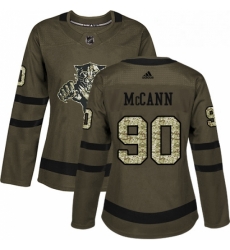 Womens Adidas Florida Panthers 90 Jared McCann Authentic Green Salute to Service NHL Jersey Womens Adidas Florida Panthers 90 Jared McCann Authentic Green Salute to Service NHL Jersey