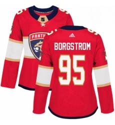 Womens Adidas Florida Panthers 95 Henrik Borgstrom Authentic Red Home NHL Jersey Womens Adidas Florida Panthers 95 Henrik Borgstrom Authentic Red Home NHL Jersey