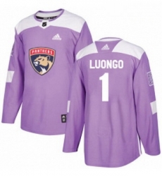 Youth Adidas Florida Panthers 1 Roberto Luongo Authentic Purple Fights Cancer Practice NHL Jersey Youth Adidas Florida Panthers 1 Roberto Luongo Authentic Purple Fights Cancer Practice NHL Jersey