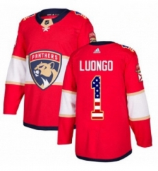 Youth Adidas Florida Panthers 1 Roberto Luongo Authentic Red USA Flag Fashion NHL Jersey Youth Adidas Florida Panthers 1 Roberto Luongo Authentic Red USA Flag Fashion NHL Jersey