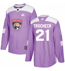 Youth Adidas Florida Panthers 21 Vincent Trocheck Authentic Purple Fights Cancer Practice NHL Jersey Youth Adidas Florida Panthers 21 Vincent Trocheck Authentic Purple Fights Cancer Practice NHL Jersey