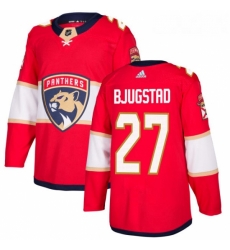 Youth Adidas Florida Panthers 27 Nick Bjugstad Authentic Red Home NHL Jersey Youth Adidas Florida Panthers 27 Nick Bjugstad Authentic Red Home NHL Jersey