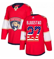 Youth Adidas Florida Panthers 27 Nick Bjugstad Authentic Red USA Flag Fashion NHL Jersey Youth Adidas Florida Panthers 27 Nick Bjugstad Authentic Red USA Flag Fashion NHL Jersey