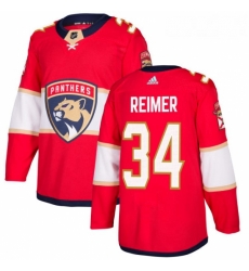 Youth Adidas Florida Panthers 34 James Reimer Premier Red Home NHL Jersey Youth Adidas Florida Panthers 34 James Reimer Premier Red Home NHL Jersey