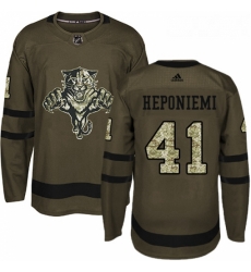 Youth Adidas Florida Panthers 41 Aleksi Heponiemi Premier Green Salute to Service NHL Jersey Youth Adidas Florida Panthers 41 Aleksi Heponiemi Premier Green Salute to Service NHL Jersey