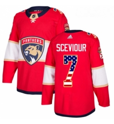 Youth Adidas Florida Panthers 7 Colton Sceviour Authentic Red USA Flag Fashion NHL Jersey Youth Adidas Florida Panthers 7 Colton Sceviour Authentic Red USA Flag Fashion NHL Jersey