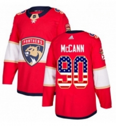 Youth Adidas Florida Panthers 90 Jared McCann Authentic Red USA Flag Fashion NHL Jersey Youth Adidas Florida Panthers 90 Jared McCann Authentic Red USA Flag Fashion NHL Jersey