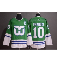 Whalers 10 Ron Francis Green Adidas Jersey Whalers 10 Ron Francis Green Adidas Jersey