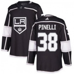 Men Los Angeles Kings 38 Francesco Pinelli Black Stitched Hockey Jersey