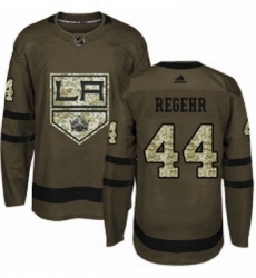 Mens Adidas Los Angeles Kings 44 Robyn Regehr Authentic Green Salute to Service NHL Jersey Mens Adidas Los Angeles Kings 44 Robyn Regehr Authentic Green Salute to Service NHL Jersey