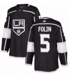 Mens Adidas Los Angeles Kings 5 Christian Folin Authentic Black Home NHL Jersey Mens Adidas Los Angeles Kings 5 Christian Folin Authentic Black Home NHL Jersey