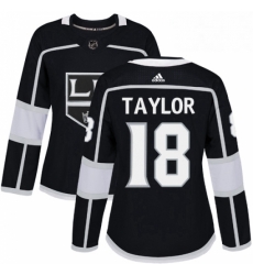 Womens Adidas Los Angeles Kings 18 Dave Taylor Authentic Black Home NHL Jersey Womens Adidas Los Angeles Kings 18 Dave Taylor Authentic Black Home NHL Jersey