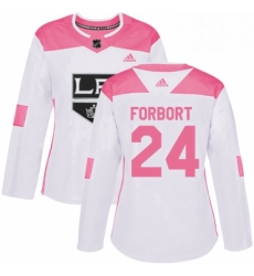 Womens Adidas Los Angeles Kings 24 Derek Forbort Authentic WhitePink Fashion NHL Jersey Womens Adidas Los Angeles Kings 24 Derek Forbort Authentic WhitePink Fashion NHL Jersey