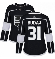 Womens Adidas Los Angeles Kings 31 Peter Budaj Authentic Black Home NHL Jersey Womens Adidas Los Angeles Kings 31 Peter Budaj Authentic Black Home NHL Jersey