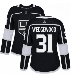 Womens Adidas Los Angeles Kings 31 Scott Wedgewood Authentic Black Home NHL Jersey Womens Adidas Los Angeles Kings 31 Scott Wedgewood Authentic Black Home NHL Jersey