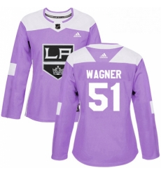 Womens Adidas Los Angeles Kings 51 Austin Wagner Authentic Purple Fights Cancer Practice NHL Jersey Womens Adidas Los Angeles Kings 51 Austin Wagner Authentic Purple Fights Cancer Practice NHL Jersey