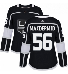 Womens Adidas Los Angeles Kings 56 Kurtis MacDermid Authentic Black Home NHL Jersey Womens Adidas Los Angeles Kings 56 Kurtis MacDermid Authentic Black Home NHL Jersey