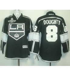 Kids Los Angeles Kings #8 Drew Doughty Black Stanley Cup Finals Champions Patch NHL Jerseys LA Style Kids Los Angeles Kings #8 Drew Doughty Black Stanley Cup Finals Champions Patch NHL Jerseys LA Style