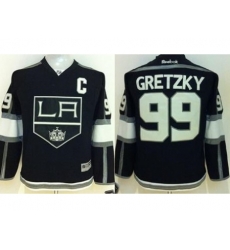 Youth Los Angeles Kings 99 Wayne Gretzky Black Home Stitched NHL Jersey Youth Los Angeles Kings 99 Wayne Gretzky Black Home Stitched NHL Jersey
