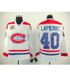 2011 Heritage Classic Montreal Canadiens 40 Maxim Lapierre white ice Hockey Jersey 2011 Heritage Classic Montreal Canadiens 40 Maxim Lapierre white ice Hockey Jersey