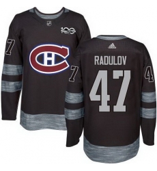 Canadiens #47 Alexander Radulov Black 1917 2017 100th Anniversary Stitched NHL Jersey Canadiens #47 Alexander Radulov Black 1917 2017 100th Anniversary Stitched NHL Jersey