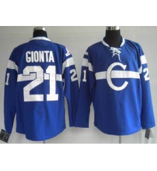 Hockey Montreal Canadiens #21 Brian Gionta blue Jersey Hockey Montreal Canadiens #21 Brian Gionta blue Jersey