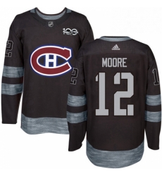 Mens Adidas Montreal Canadiens 12 Dickie Moore Premier Black 1917 2017 100th Anniversary NHL Jersey Mens Adidas Montreal Canadiens 12 Dickie Moore Premier Black 1917 2017 100th Anniversary NHL Jersey