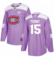 Mens Adidas Montreal Canadiens 15 Chris Terry Authentic Purple Fights Cancer Practice NHL Jersey Mens Adidas Montreal Canadiens 15 Chris Terry Authentic Purple Fights Cancer Practice NHL Jersey